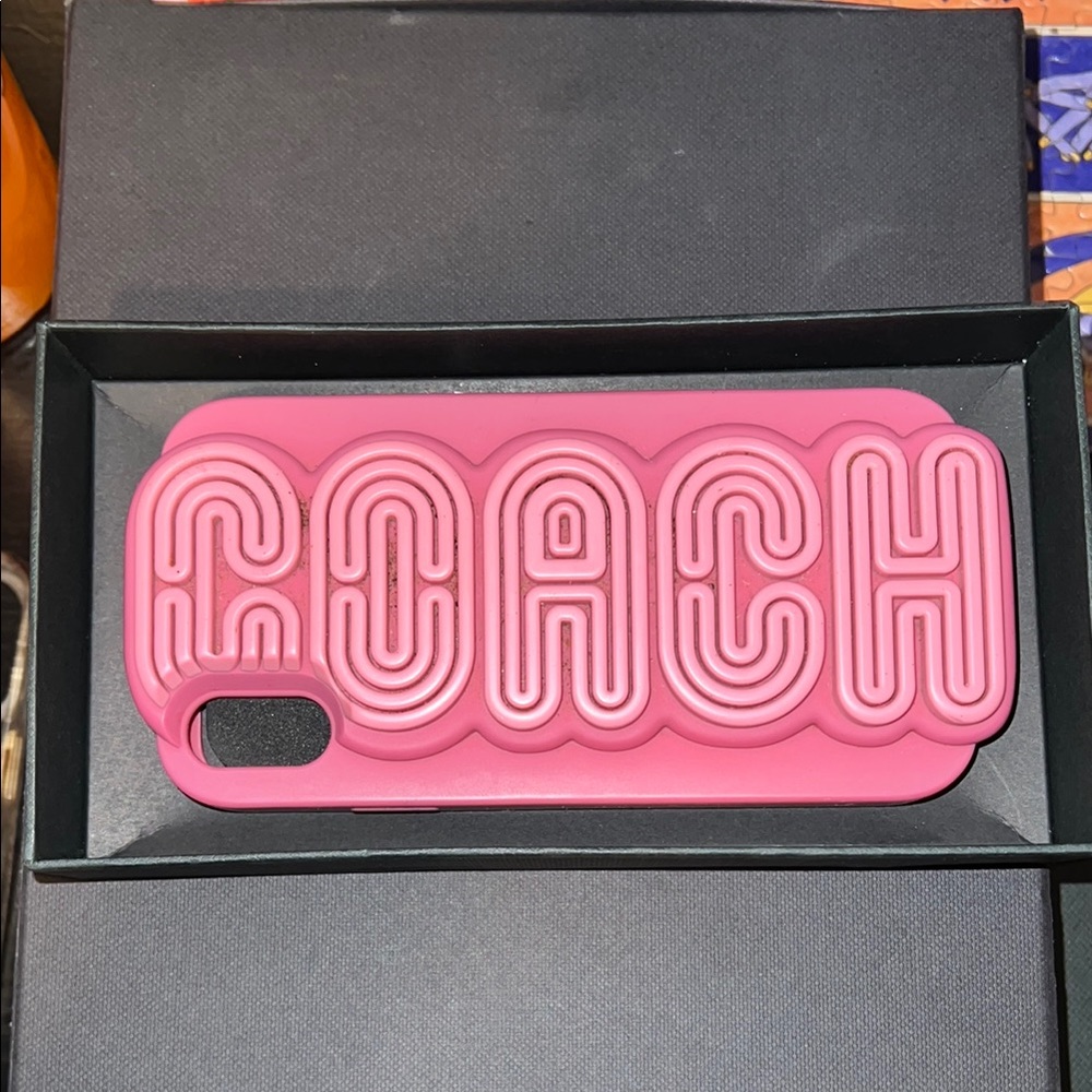 Coach Pink Retro iPhone XR Case